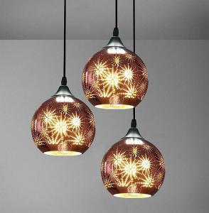 Quality Retro Carving Hollow out Pendant lights Home Living Bedroom Kitchen E27 ball Pendant lights(WH-VP-185) wholesale