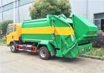 HOWO 4X2 8m3 Garbage Compactor Truck / 5 Ton Compressed Garbage Truck