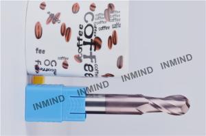 End Mill Sharpening Service Milling Tool Bits , AlTiN Coating 2 Flute End Mill