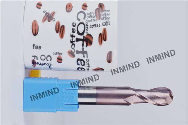 Cheap End Mill Sharpening Service Milling Tool Bits , AlTiN Coating 2 Flute End Mill for sale