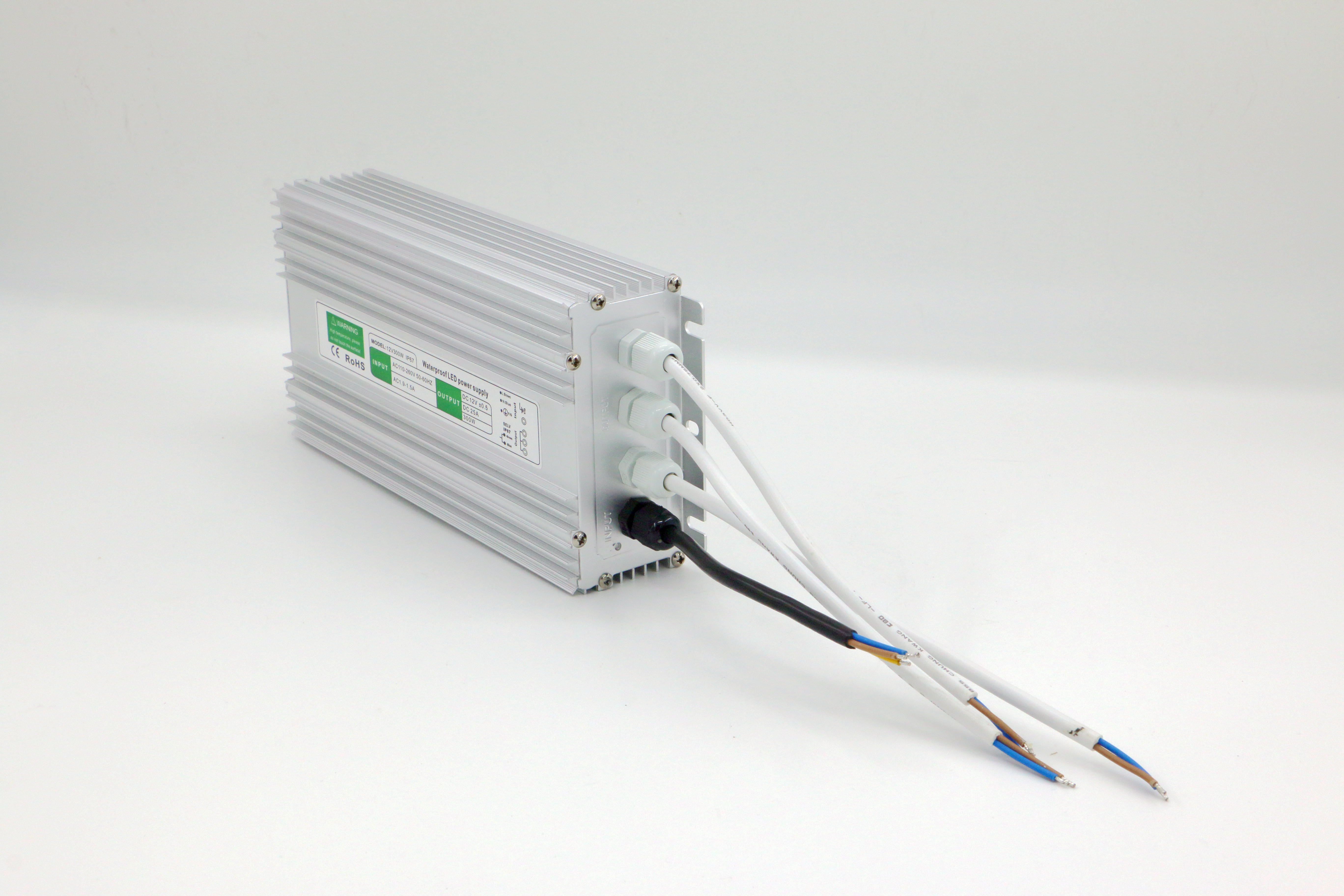 water proof smps 12V25A300W single output SMPS with CE DC12V300W full watt Iron Case for LED Lighting Factory Outlet