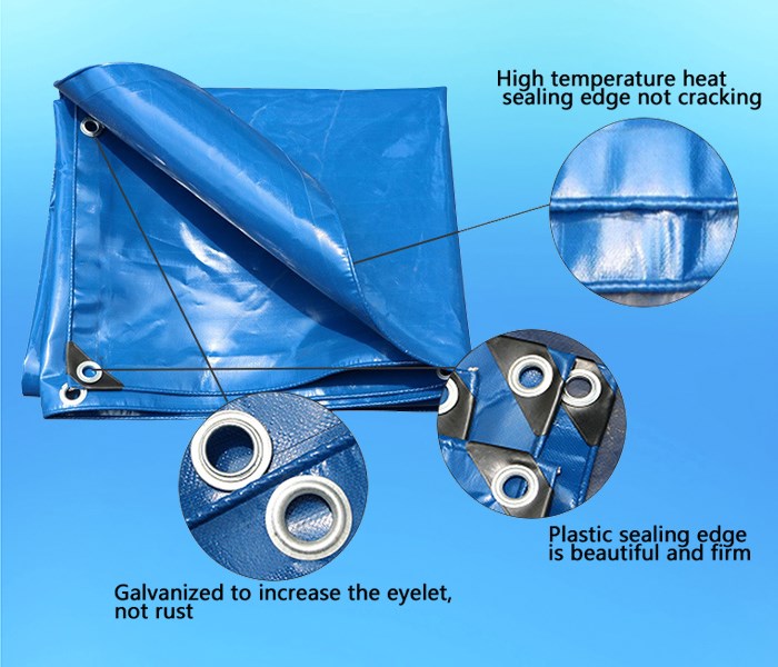 Custom PVC Coated Waterproof Tarpaulin Fabric Waterproof Truck Cover