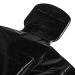 Black Embossed Heavy Duty T Shirt Bags 0.67 Mil Lightweight High Durability