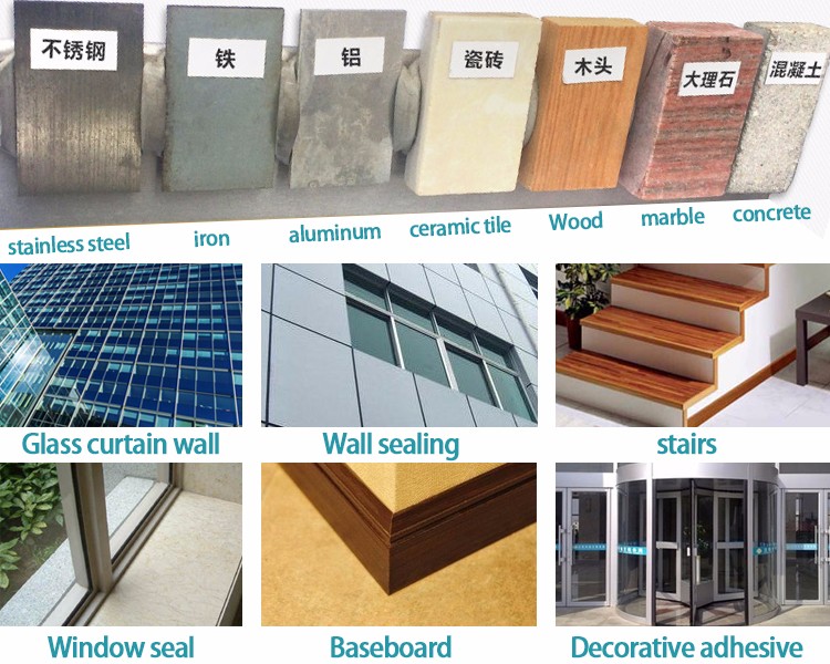 Transparent High Temperature Resistance Neutral Silicone Sealant for Outdoor Struction