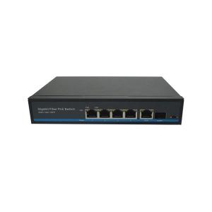 Quality 4 Port Fiber Optic POE Switch 12G Smart Poe Switch For Hikvision Camera wholesale