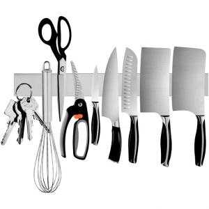 Quality Stainless Steel Magnetic Knife Rack Ideal for Commercial Buyers and Camping Occasions wholesale
