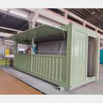 Aluminum Alloy Windows Container Coffee Bar 10ft 20ft Fast Food Mini Pop-up Shop