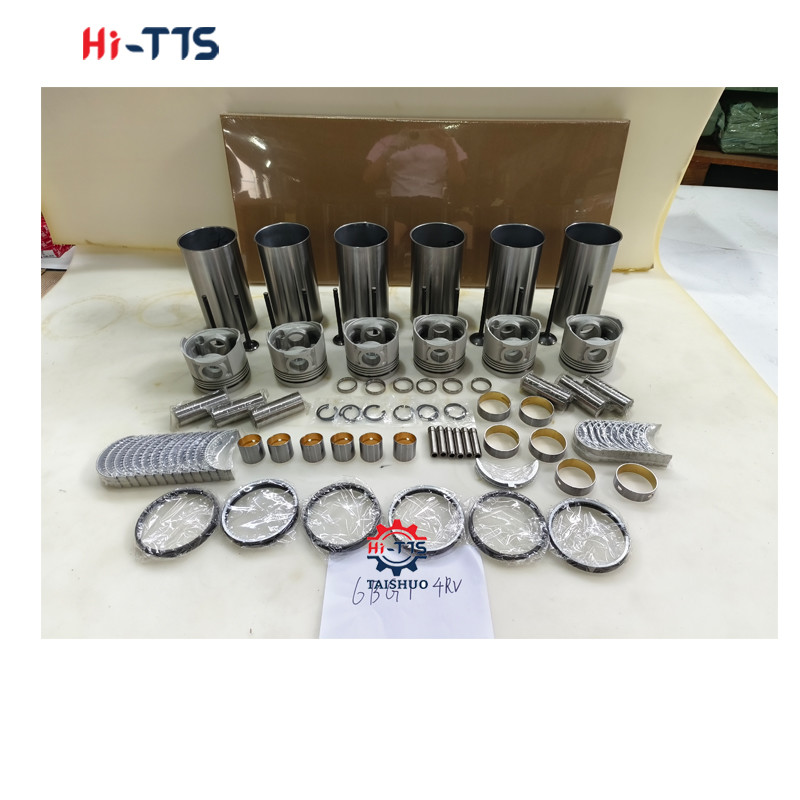ZAX200 XG230 6BG1 Engine Repair Kits Cylinder Liner Kit Excavator Engine Parts