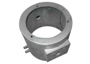 Quality Tolerance CT8 Aluminium Casting Products High Efficiency Anodizing Flange Connection wholesale