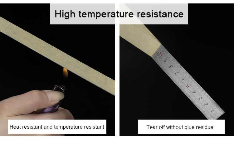 High Temperature Automotive Pre Painters Masking Tape For Car Painting Anti UV