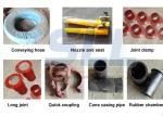 Shotcrete machine wear resistance rubber air pipe for concrete spraying
