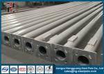 Overlap Electrical Power Steel Tubular Pole Transmission Terminal Tower