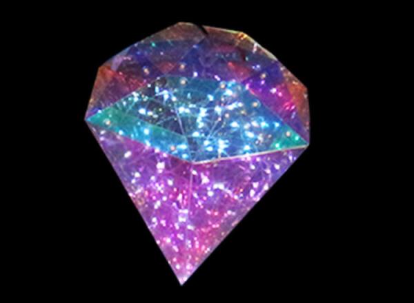 LED diamond-shaped light tree hanging light outdoor waterproofing scenic spots