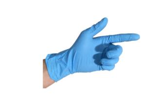 Quality Hospitals Disposable Nitrile Gloves With Puncture Tear Abrasion Resistant wholesale