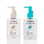 200ml Empty Airless Pump Bottle Triangle Transparent For Hair Oil