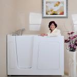 walk in bathtub model: Acrylic Elder Disable Walk In Bathtub With Shower