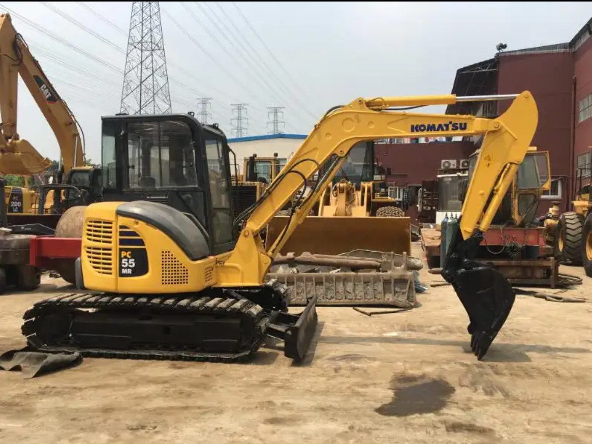 100% Japan Used Komatsu Excavator Pc55mr 2 /3 /4 /5 /6 /7 /8 Ton