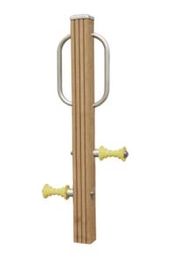 Quality outdoor fitness equipments WPC materials based massager for legs-LK-A01 wholesale