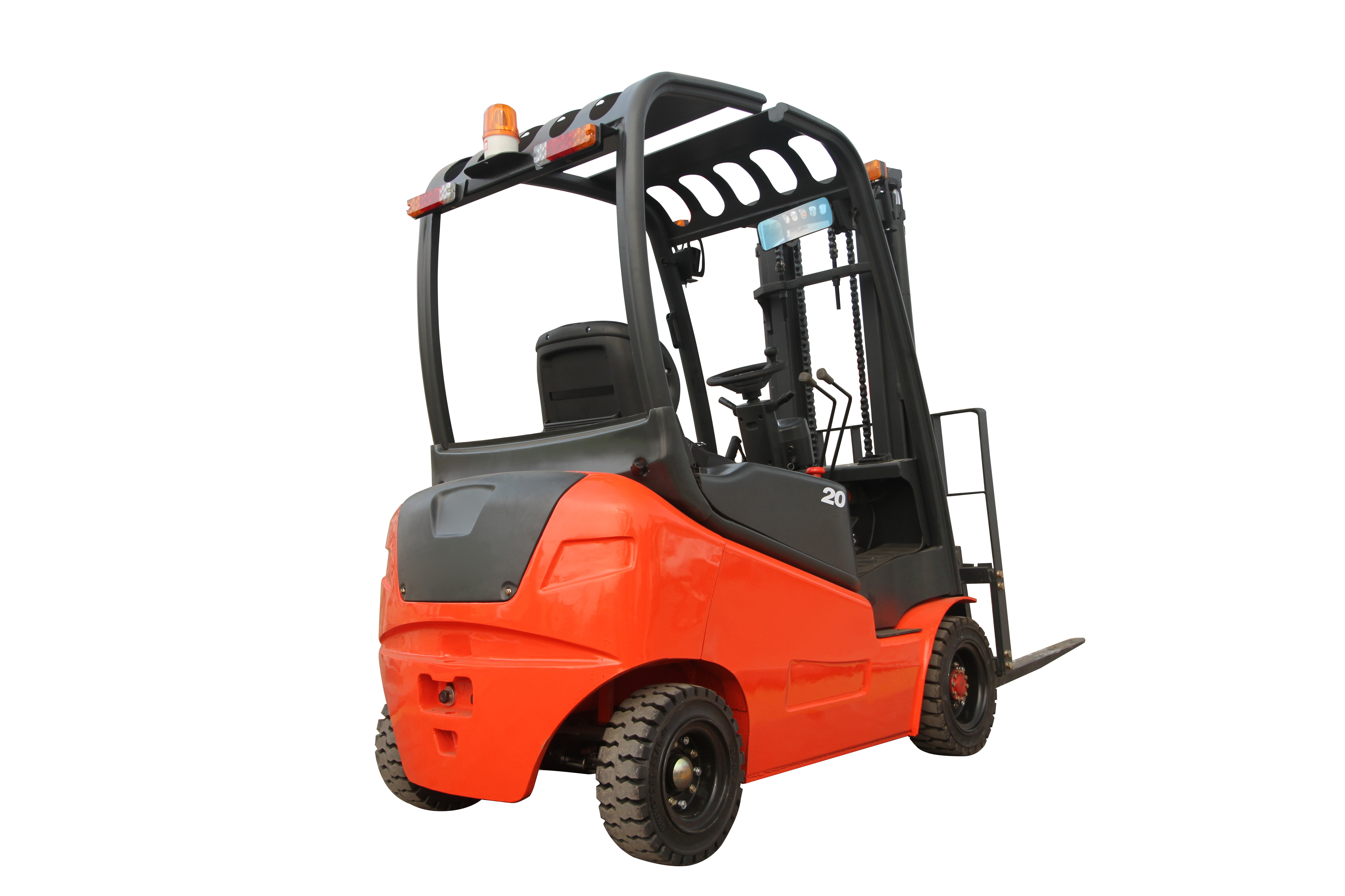 CPD20E 2t Logistics Forklift Transporting Heavy Machinery