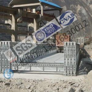 Quality ISO Bailey Truss Bridge For Load Designs Of HS-15 , HS-20 , HS-25 , HL-93 , Pedrail-50 wholesale