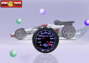 Quality PSI Unit Aftermarket Oil Pressure Gauge Sensor Kit 7 Colors Adjustable For Racing Cars wholesale