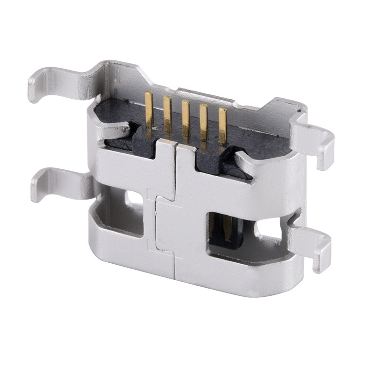 SMT Crimping Micro USB Female Connector For Circuit Board Mobile