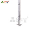 Safety Stainless Steel Laminated Glass Prefab Stairs Tempered Glass Balustrades