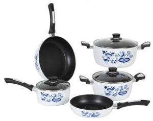 Quality ALUMINIUM PORCELAIN ENAMELLED NON-STICK 8PCS COOKWARE wholesale