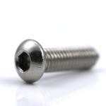 1mm-500mm ISO7380 Full Thread 18-8 Stainless Steel Bright Finish Button Head