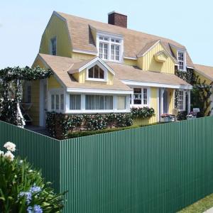 Quality Durable Easy To Install PVC Bamboo Garden Fence wholesale