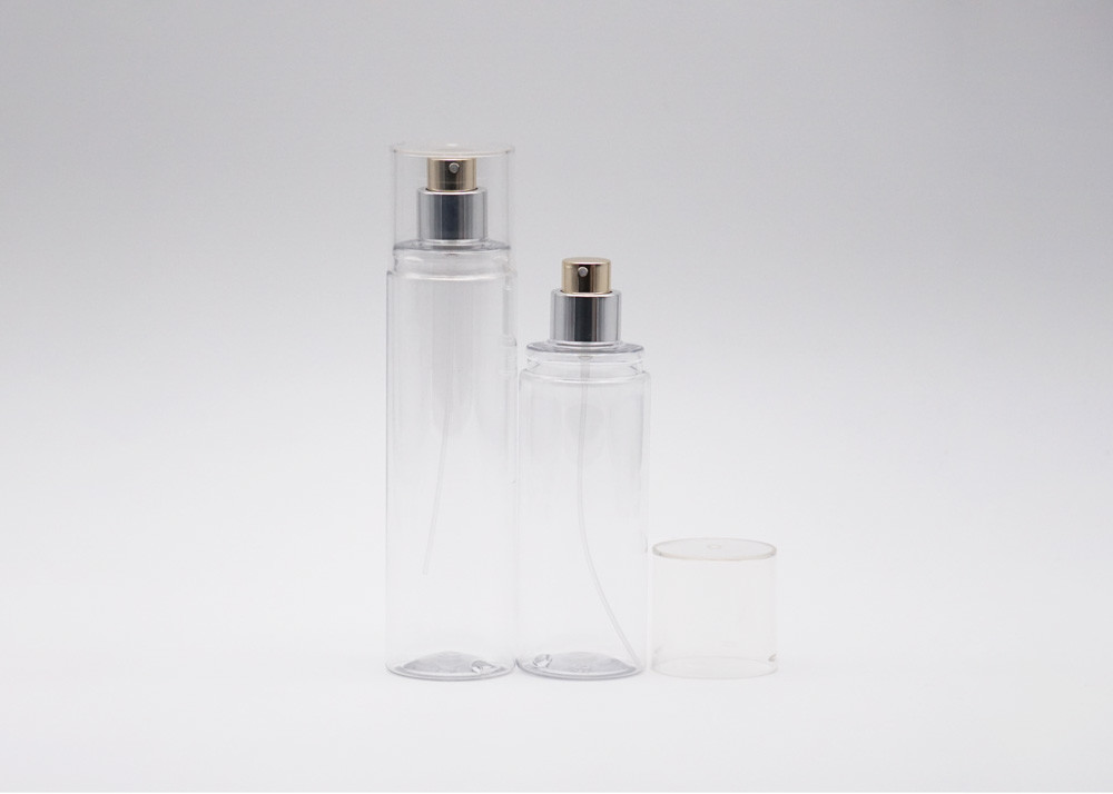 Cosmetic Personal Care Transparent Fine Mist Spray Bottles Bottle With Clear Cap