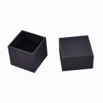 Eco Friendly Recycled Gift Packaging Black Brown Kraft Paper Jewelry Boxes