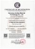 Nanyang Jiuding Material Technology Co., Ltd. Certifications