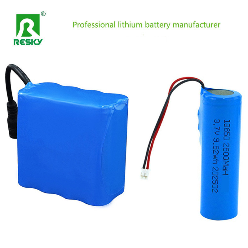 Lithium Ion Cell 3.7V 4.2V 2600mAh Li-Ion Rechargeable Lithium Battery Cell With PCM