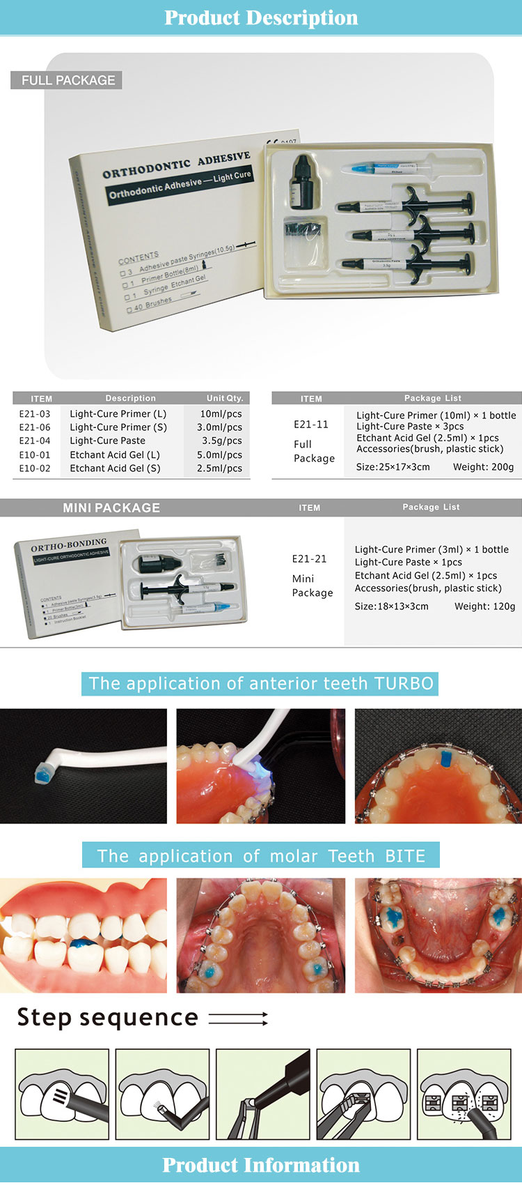 Standard Size Ploymer Light Curing Dental Composite Resin For Teeth Treatment