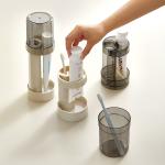 Toothbrush Holder Stand with Cover Cup Height Adjustable Electric Toothbrush