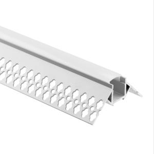 Quality Downy Lamp light Plaster in Recessed LED Profile 53*15mm Drywall Gypsum V Shape wholesale