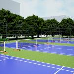 Tennis Physiotherapy Rehabilitation Equipment Portable Pickleball Net