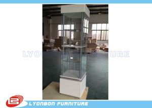 Quality High Bearing Glass Door Wood Display Cabinets showcase For Market Advertising wholesale