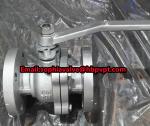JIS standard 10K cast iron 2-pc ball valve