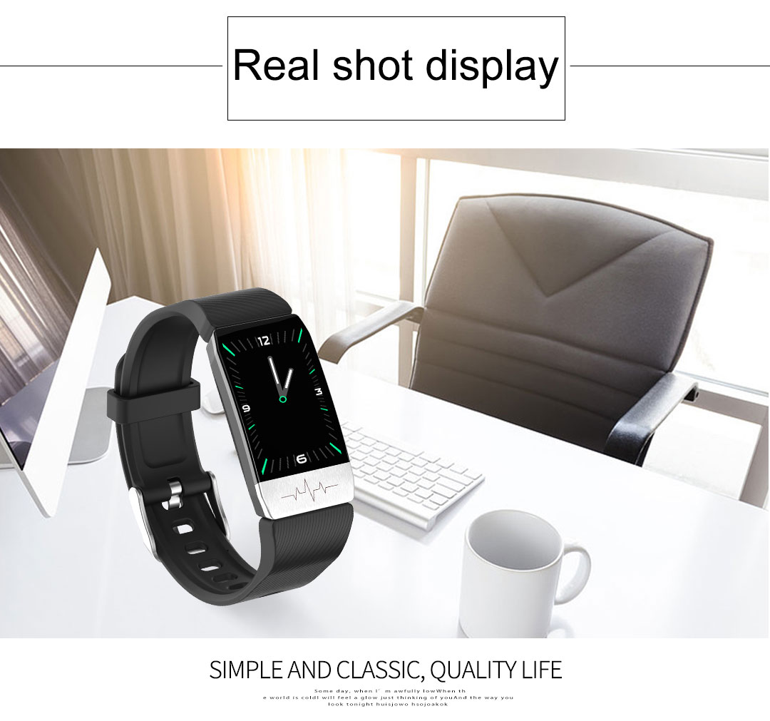 Men Smart Band OEM With Temperature Sensor Measuring Bracelet Fitness Bracelet Watch