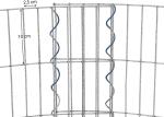 Zinc Aluminum Alloy Square Gabion Basket Planter 100x100x40cm