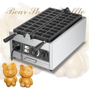 Quality 2024 Year Voltage 220v 20 Pcs Cast Iron Mini Bear Shaped Taiyaki Waffle Maker Machine wholesale