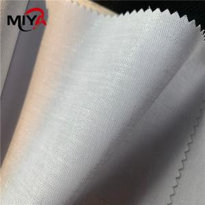Quality HDPE 100gsm 100 Percent Cotton Shirt Collar Fusing Interlining wholesale