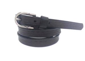Quality 5/8&quot; Vintage Ladies Leather Belts For Jeans Embossed 2 Rows Diamond With Pin Buckle wholesale