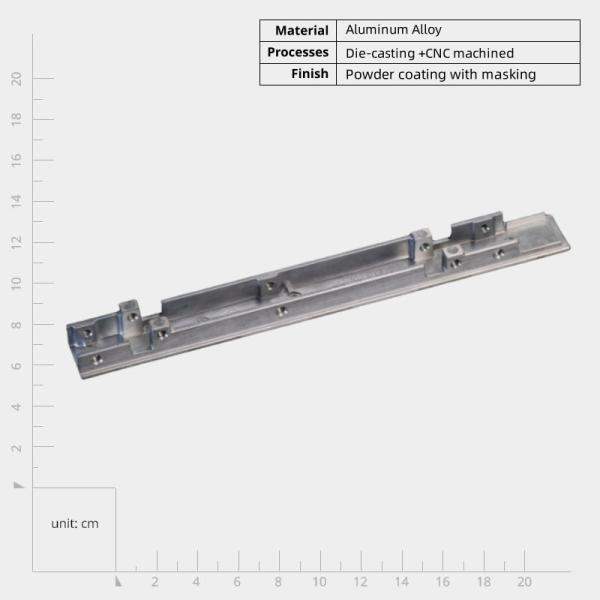 Aluminium Die Casting Metal Parts Aluminum Alloy Die Casting Connectors For