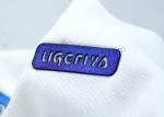 SGS OEKO Raised 2D Heat Transfer Rubber Logo Blue Color