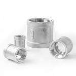 Flexible Straight Stainless Steel Pipe Fittings Hydraulic Quick Connect