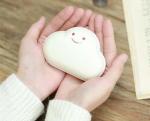 New Fashion Gift 3600mah Mini Cloud Hand Warmer Mobile charger Power Bank