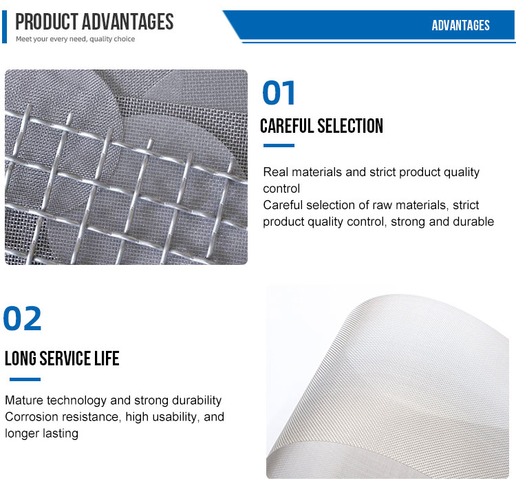 Customizable Silver Hole Filter Mesh Woven from Stainless Steel Wire for Acid and Alkali Resistance in Plain Weave Style